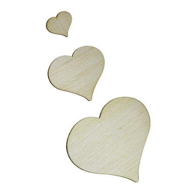 Balsa Shapes - Balsa Wood Hearts